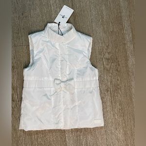 TODDLER WHITE 7 FOR ALL MANKIND VEST